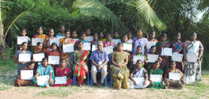 Women Tailoring Training 2nd batch certificate distribution